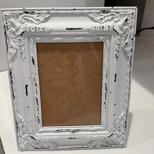 Vintage White Ornate shabby chic Picture Frame